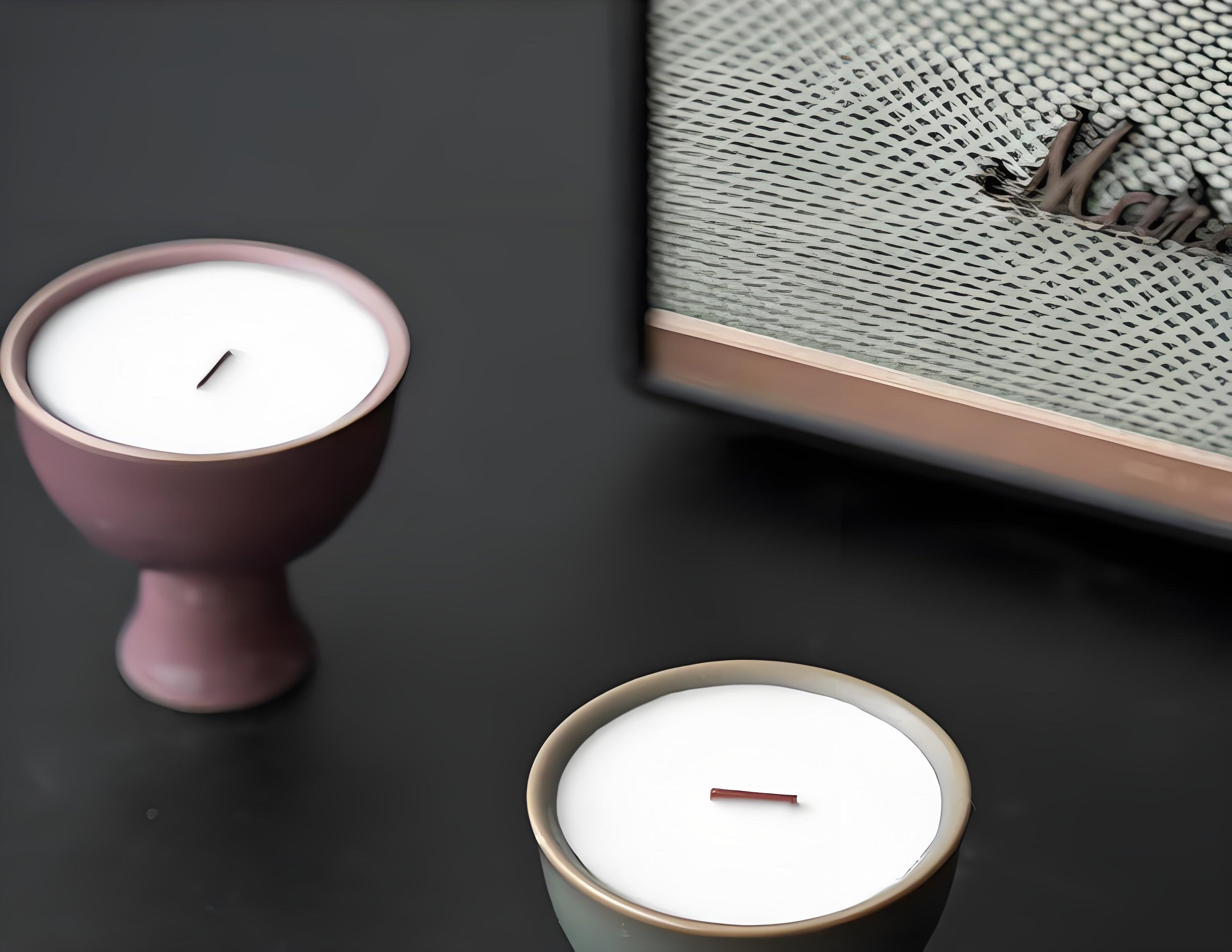 Vela perfumada de cerámica